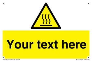 WV5187: Custom Hot Surface Sign
