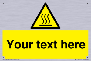 WV5187: Custom Hot Surface Sign