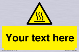 WV5187: Custom Hot Surface Sign