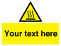 WV5187: Custom Hot Surface Sign