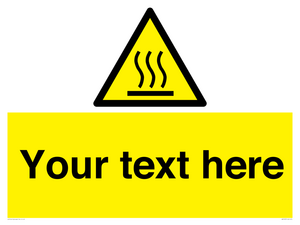 WV5187: Custom Hot Surface Sign
