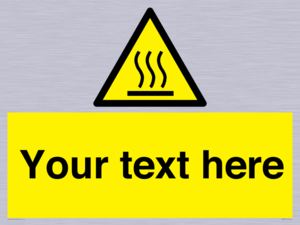 WV5187: Custom Hot Surface Sign