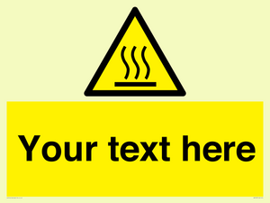 WV5187: Custom Hot Surface Sign