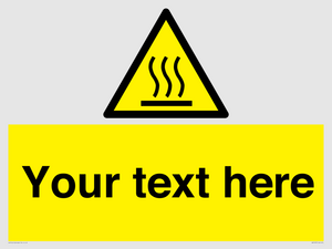 WV5187: Custom Hot Surface Sign