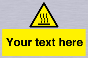 WV5187: Custom Hot Surface Sign