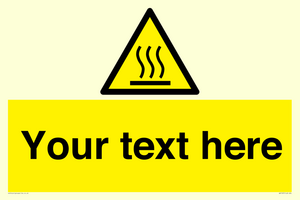 WV5187: Custom Hot Surface Sign