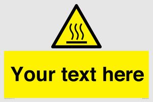 WV5187: Custom Hot Surface Sign