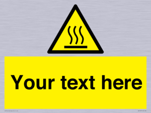WV5187: Custom Hot Surface Sign