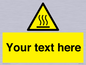 WV5187: Custom Hot Surface Sign