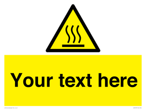 WV5187: Custom Hot Surface Sign