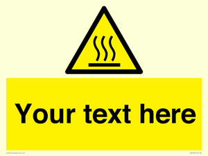 WV5187: Custom Hot Surface Sign