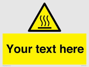 WV5187: Custom Hot Surface Sign