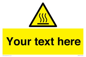 WV5187: Custom Hot Surface Sign