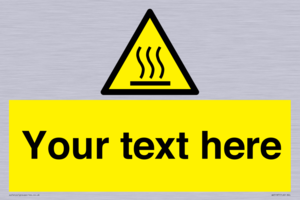 WV5187: Custom Hot Surface Sign