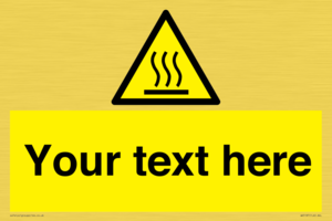 WV5187: Custom Hot Surface Sign