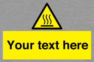 WV5187: Custom Hot Surface Sign