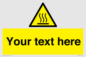 WV5187: Custom Hot Surface Sign