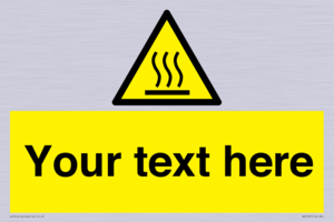 WV5187: Custom Hot Surface Sign