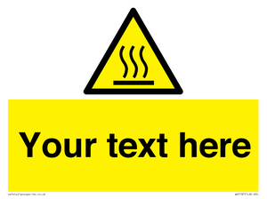 WV5187: Custom Hot Surface Sign