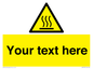 WV5187: Custom Hot Surface Sign