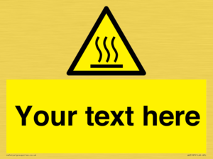 WV5187: Custom Hot Surface Sign