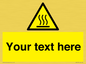 WV5187: Custom Hot Surface Sign