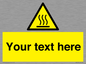 WV5187: Custom Hot Surface Sign