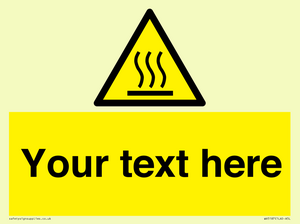 WV5187: Custom Hot Surface Sign