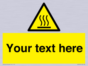 WV5187: Custom Hot Surface Sign