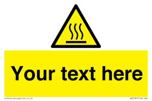 WV5187: Custom Hot Surface Sign