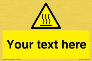 WV5187: Custom Hot Surface Sign