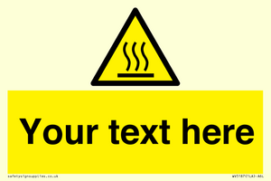WV5187: Custom Hot Surface Sign