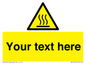 WV5187: Custom Hot Surface Sign