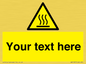 WV5187: Custom Hot Surface Sign
