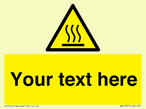 WV5187: Custom Hot Surface Sign
