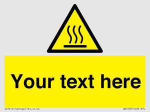 WV5187: Custom Hot Surface Sign
