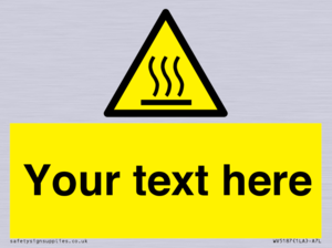 WV5187: Custom Hot Surface Sign