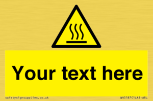 WV5187: Custom Hot Surface Sign