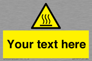 WV5187: Custom Hot Surface Sign