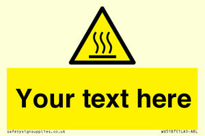WV5187: Custom Hot Surface Sign