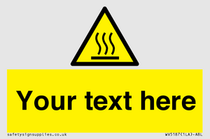 WV5187: Custom Hot Surface Sign