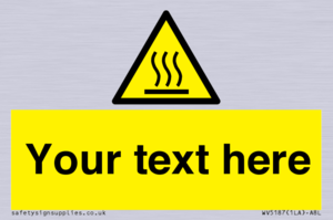 WV5187: Custom Hot Surface Sign