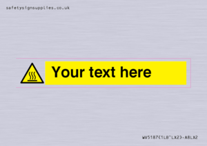 WV5187: Custom Hot Surface Sign