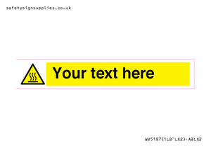 WV5187: Custom Hot Surface Sign