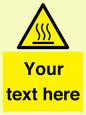 WV5187: Custom Hot Surface Sign