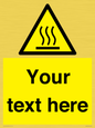 WV5187: Custom Hot Surface Sign