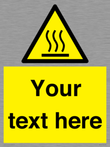 WV5187: Custom Hot Surface Sign