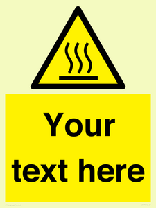 WV5187: Custom Hot Surface Sign