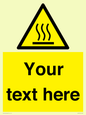 WV5187: Custom Hot Surface Sign