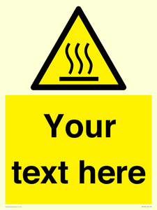 WV5187: Custom Hot Surface Sign